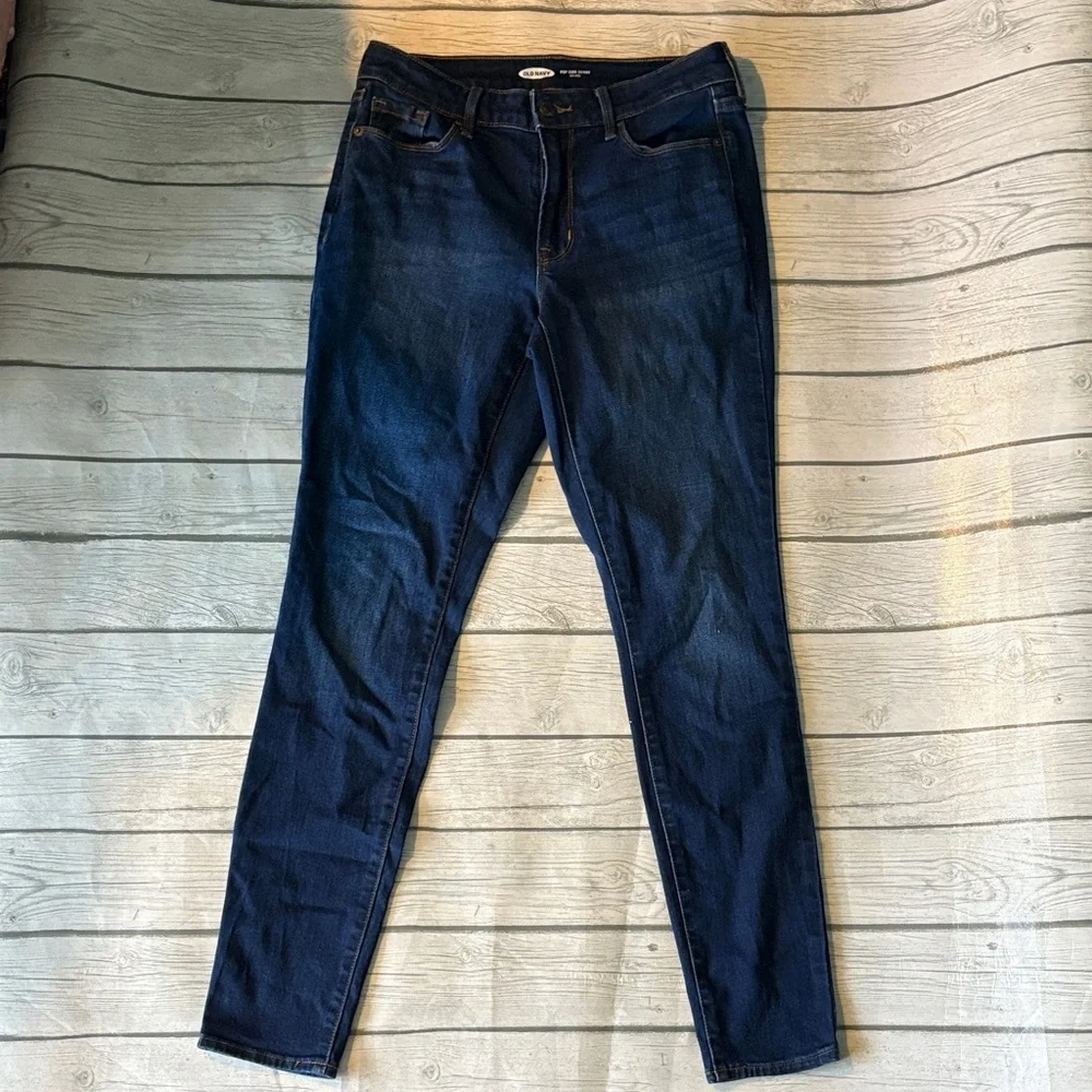 Old Navy Women's Deep Indigo Skinny Jeans
